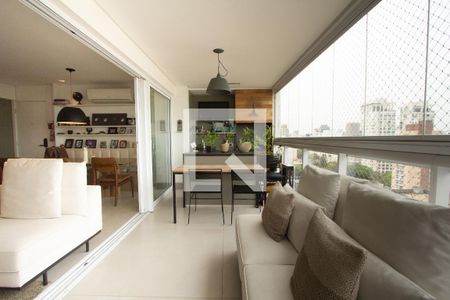 Varanda da Sala de apartamento à venda com 4 quartos, 120m² em Vila Olímpia, São Paulo