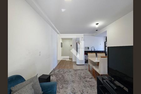 Sala de apartamento à venda com 2 quartos, 48m² em Campestre, Santo André