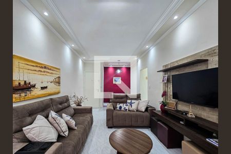 Sala de apartamento para alugar com 2 quartos, 112m² em Ponta da Praia, Santos