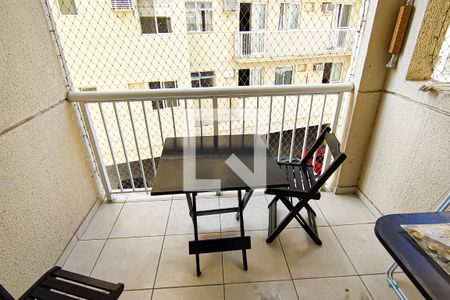 Varanda da Sala de apartamento à venda com 2 quartos, 59m² em Taquara, Rio de Janeiro