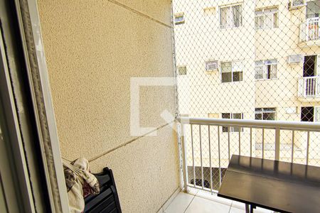 Varanda da Sala de apartamento à venda com 2 quartos, 59m² em Taquara, Rio de Janeiro