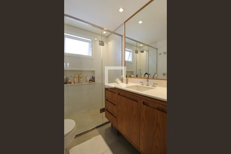 Banheiro da Suíte 1 de apartamento à venda com 2 quartos, 114m² em Indianópolis, São Paulo