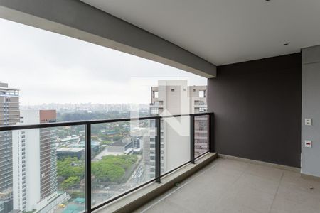 Varanda de kitnet/studio à venda com 1 quarto, 42m² em Indianópolis, São Paulo