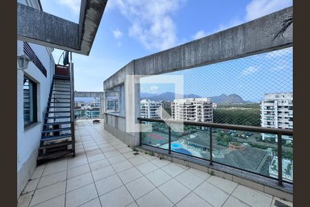 Varanda  de apartamento à venda com 3 quartos, 230m² em Recreio dos Bandeirantes, Rio de Janeiro