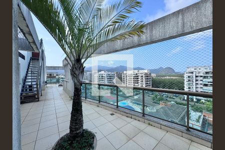 Varanda  de apartamento à venda com 3 quartos, 230m² em Recreio dos Bandeirantes, Rio de Janeiro