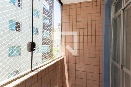 Varanda da Sala de apartamento para alugar com 3 quartos, 95m² em Buritis, Belo Horizonte