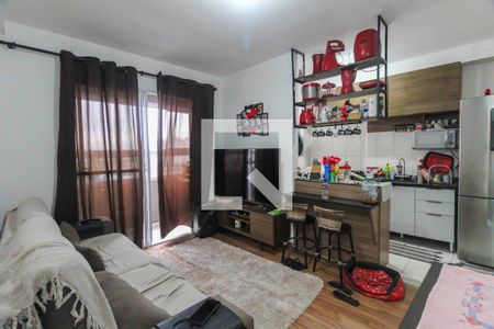 Sala de apartamento para alugar com 2 quartos, 50m² em Vila Metalúrgica, São Paulo