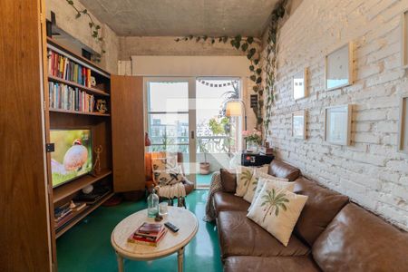 Sala de apartamento para alugar com 1 quarto, 56m² em Bela Vista, São Paulo