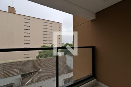 Varanda da Sala de apartamento à venda com 2 quartos, 64m² em Vila Assunção, Santo André