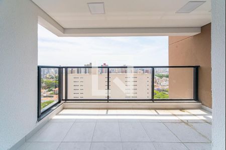 Varanda da Sala de apartamento à venda com 3 quartos, 65m² em Vila Assunção, Santo André