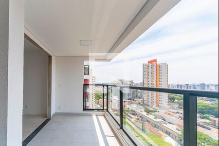 Varanda da Sala de apartamento à venda com 3 quartos, 65m² em Vila Assunção, Santo André