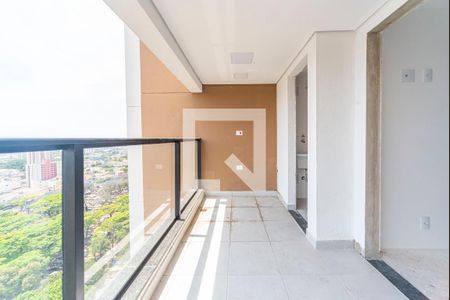 Varanda da Sala de apartamento à venda com 3 quartos, 65m² em Vila Assunção, Santo André