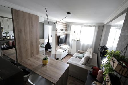 Sala  de apartamento à venda com 2 quartos, 48m² em Parque Sao Vicente, Santo André