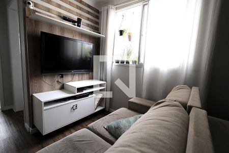 Sala  de apartamento à venda com 2 quartos, 48m² em Parque Sao Vicente, Santo André