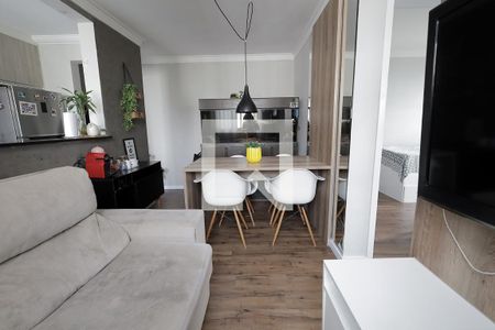 Sala  de apartamento à venda com 2 quartos, 48m² em Parque Sao Vicente, Santo André