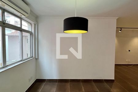 Sala de apartamento para alugar com 3 quartos, 120m² em Gonzaga, Santos
