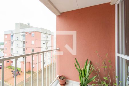 Varanda da Sala de apartamento à venda com 2 quartos, 49m² em Fátima, Canoas