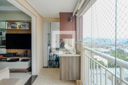 Varanda gourmet de apartamento à venda com 2 quartos, 71m² em Santa Paula, São Caetano do Sul