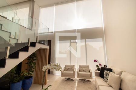 Sala de casa de condomínio à venda com 2 quartos, 198m² em Loteamento Caminhos de São Conrado (sousas), Campinas