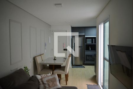 Sala de apartamento para alugar com 2 quartos, 50m² em Campestre, Santo André
