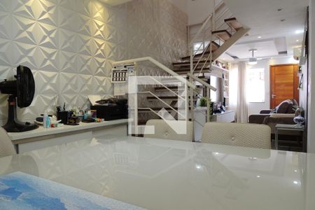 Sala de Jantar de casa de condomínio à venda com 3 quartos, 132m² em Pechincha, Rio de Janeiro