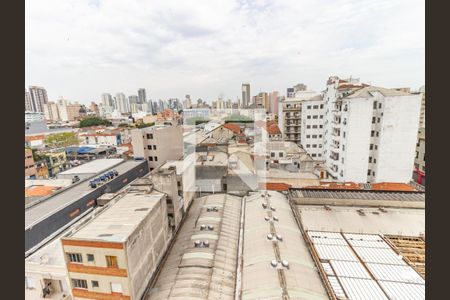 Sala/Quarto - Vista de kitnet/studio para alugar com 1 quarto, 27m² em Brás, São Paulo