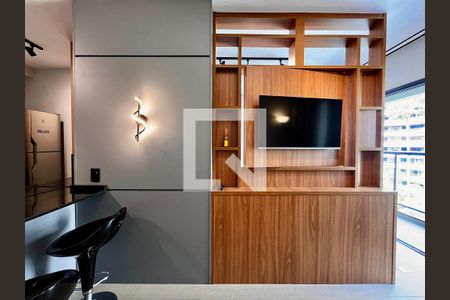 Sala/Cozinha de apartamento para alugar com 1 quarto, 40m² em Cambuí, Campinas