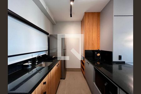 Sala/Cozinha de apartamento para alugar com 1 quarto, 40m² em Cambuí, Campinas