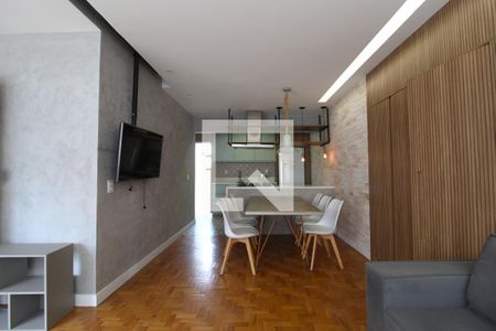Sala de apartamento à venda com 3 quartos, 105m² em Indianópolis, São Paulo