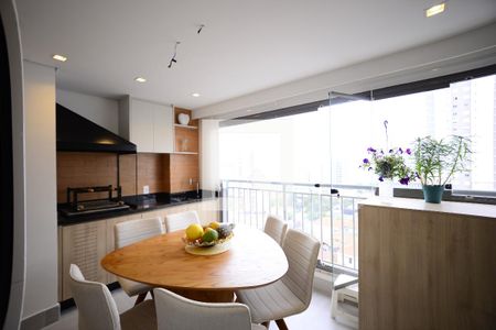 Varanda da Sala de apartamento à venda com 2 quartos, 72m² em Vila Dom Pedro I, São Paulo