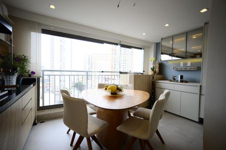 Varanda da Sala de apartamento à venda com 2 quartos, 72m² em Vila Dom Pedro I, São Paulo