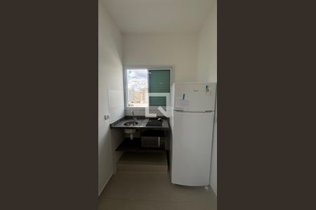 Quarto - Cozinha de apartamento para alugar com 1 quarto, 14m² em Vila São Pedro, Santo André