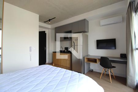 Sala/Quarto de kitnet/studio à venda com 1 quarto, 24m² em Indianópolis, São Paulo
