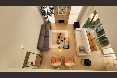Sala de casa de condomínio à venda com 5 quartos, 264m² em Cidade Santos Dumont, Jundiaí