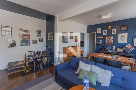 Sala de apartamento à venda com 3 quartos, 102m² em Santo Antônio, Belo Horizonte