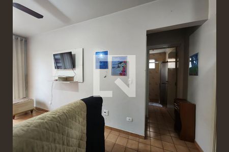 Sala de apartamento para alugar com 1 quarto, 78m² em Embaré, Santos