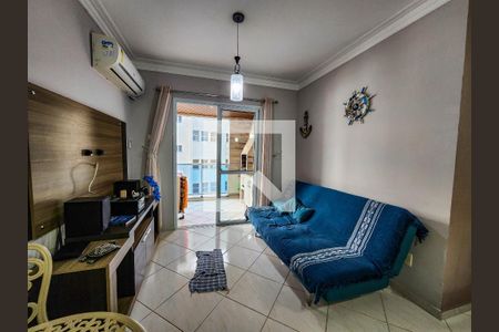 Sala de apartamento para alugar com 1 quarto, 87m² em Embaré, Santos