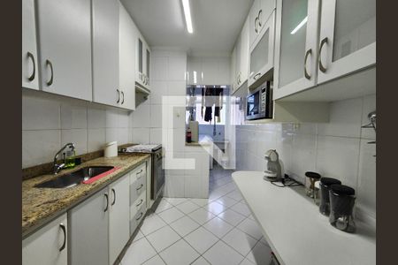 Cozinha de apartamento para alugar com 1 quarto, 87m² em Embaré, Santos