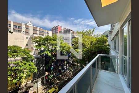 Varanda da sala de apartamento para alugar com 3 quartos, 125m² em Ipanema, Rio de Janeiro