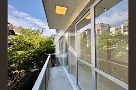 Varanda da sala de apartamento para alugar com 3 quartos, 125m² em Ipanema, Rio de Janeiro