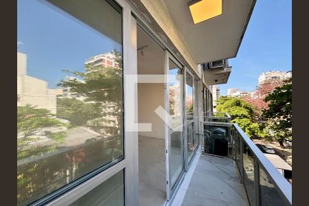 Varanda da sala de apartamento para alugar com 3 quartos, 125m² em Ipanema, Rio de Janeiro