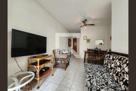 Sala de apartamento para alugar com 2 quartos, 83m² em Embaré, Santos