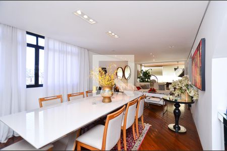 Sala  de apartamento à venda com 4 quartos, 328m² em Savassi, Belo Horizonte