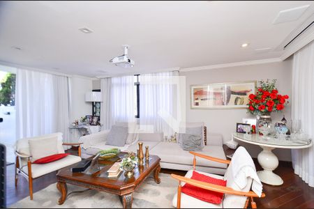 Sala 2 de apartamento à venda com 4 quartos, 328m² em Savassi, Belo Horizonte