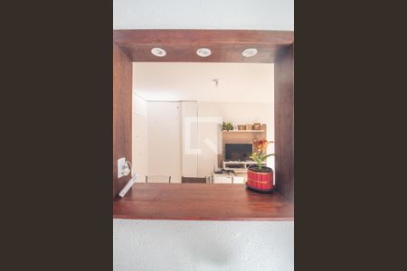 Cozinha de apartamento para alugar com 1 quarto, 42m² em Santa Tereza, Porto Alegre