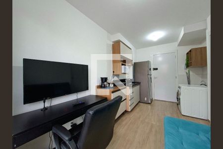 Sala/Cozinha de apartamento para alugar com 1 quarto, 26m² em Vila Olímpia, São Paulo