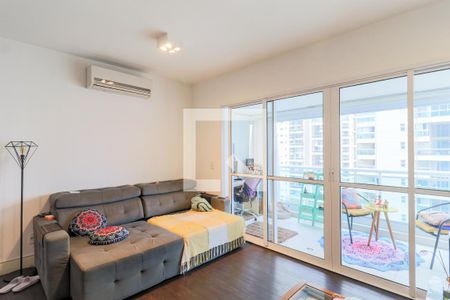 Sala de apartamento à venda com 1 quarto, 59m² em Campo Belo, São Paulo