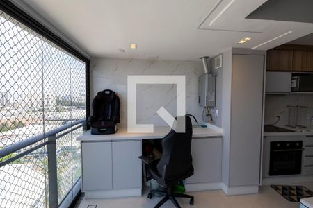 Varanda da Sala de apartamento à venda com 2 quartos, 88m² em Tamboré, Barueri