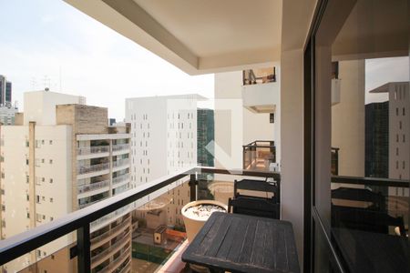 Varanda de apartamento para alugar com 1 quarto, 42m² em Itaim Bibi, São Paulo