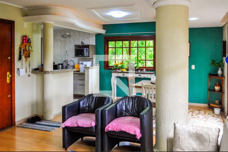 Sala de casa de condomínio à venda com 3 quartos, 215m² em Santa Tereza, Porto Alegre